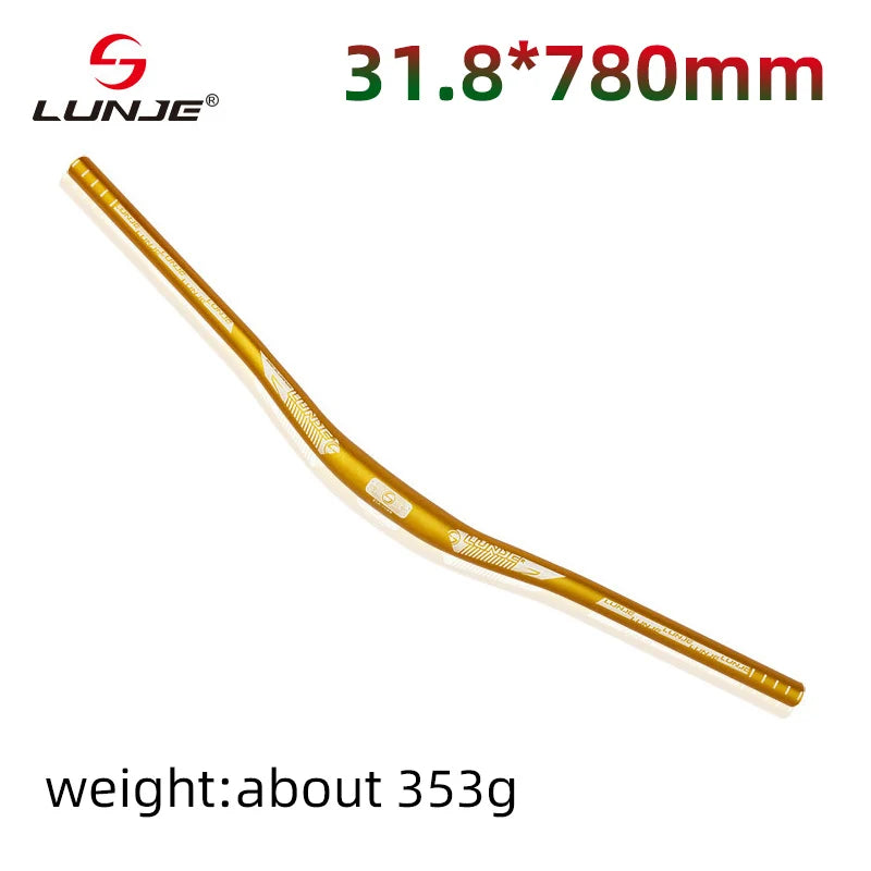 Mountain Bike Handlebar 31.8mm Bicycle Riser Bar 720/780/800mm Aluminum Alloy Handle MTB Downhill Horizontal Cycling Parts