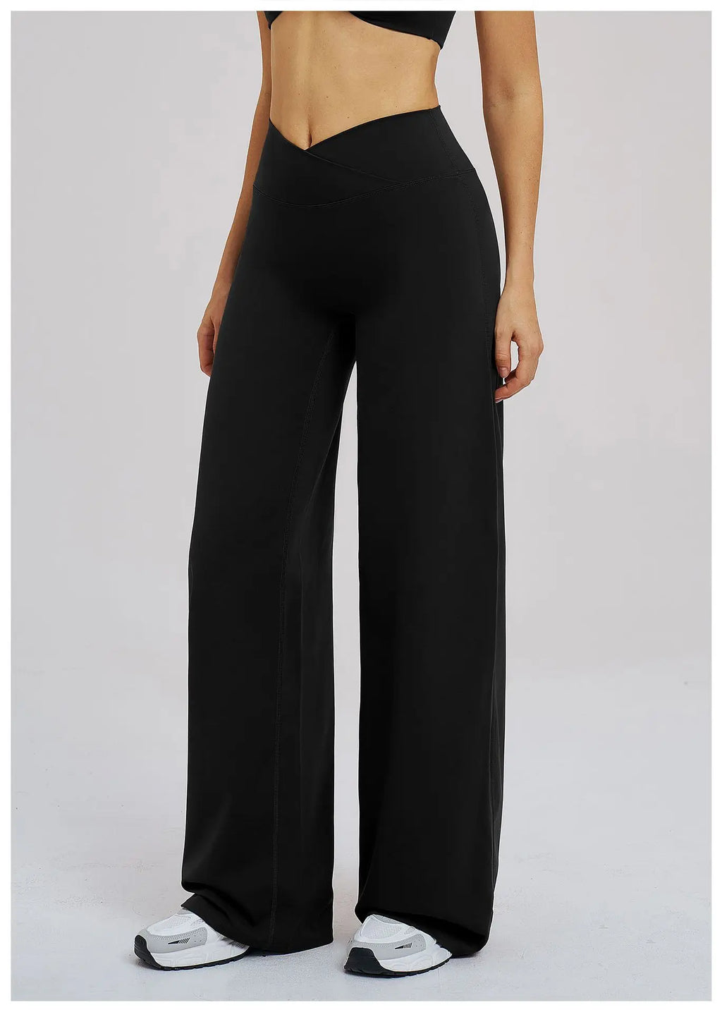 Yoga Flared Pants Women Sexy High Waist Wide Leg Pants Gym Fitness Bell Bottom Trousers Sports Flared Pants Latin Dance Trousers