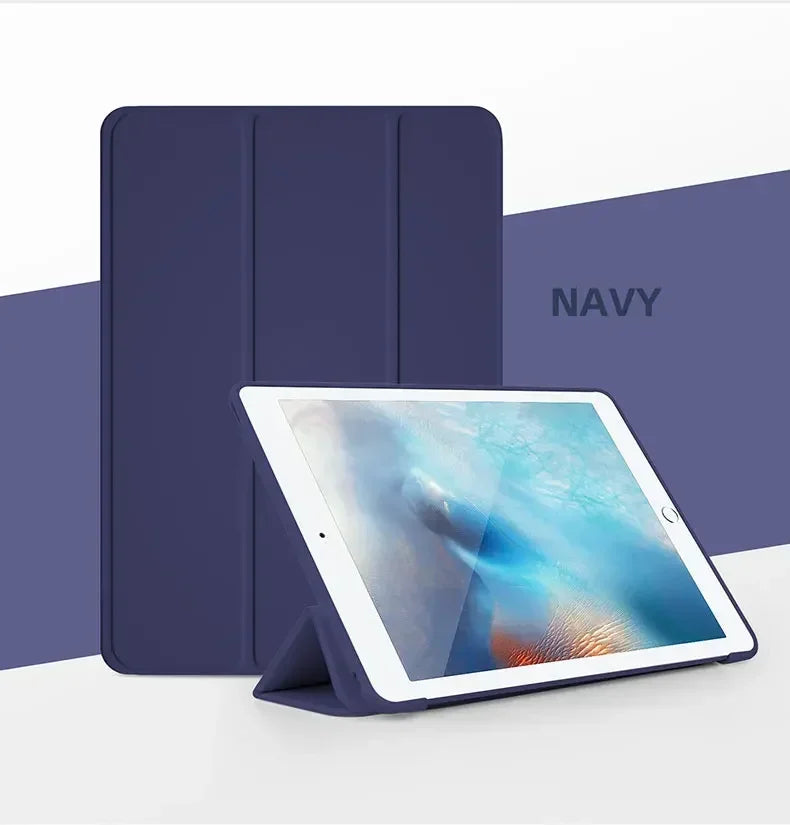 Flip Cover Tablet Case For iPad Air Pro MINI Cases 3 4 5 6 7 8 9 10 Generation 11 13 12.9 2024 2025 Leather Sleeve Stand Cases