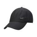 Nike Logo Solid Color Decoration Polyester Fiber Baseball Cap Unisex Couple Style Black Fb5372-010