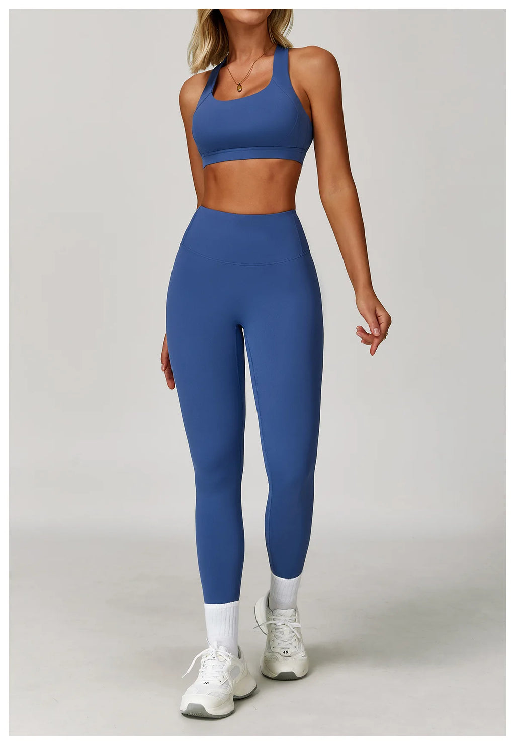 Women's Tracksuit 2PCS Fitness Suit Yoga Sets Sportswear Workout Sports Bra High Waist Leggings Gym Clothing Push Up Sports Suit