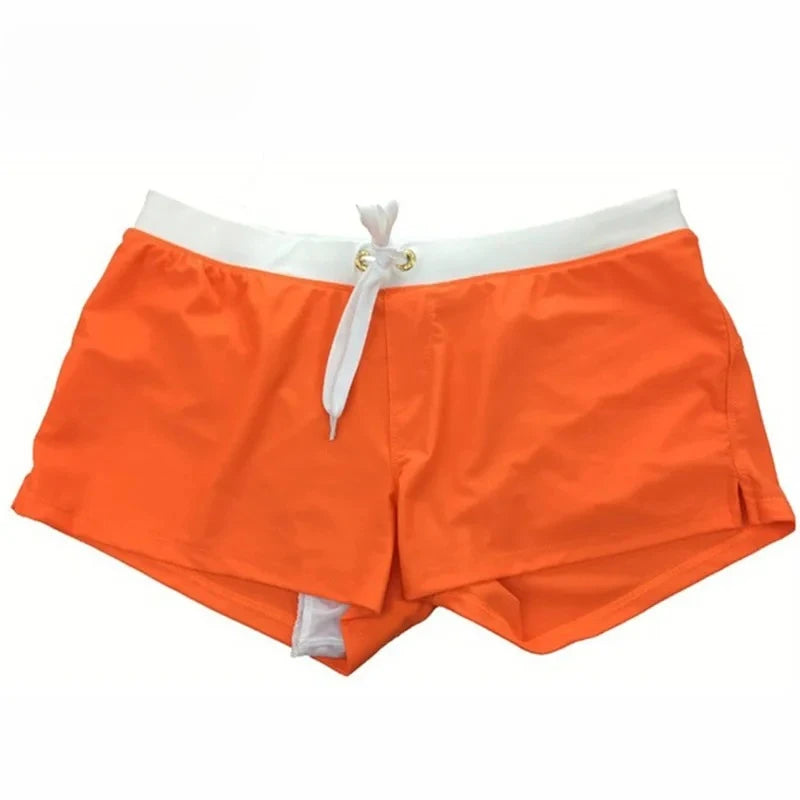Running Shorts Summer Sexy New Beach Shorts Breathable Quick Dry swimsuit Casual Mens Shorts Gyms Swimwear Boardshorts Trunks
