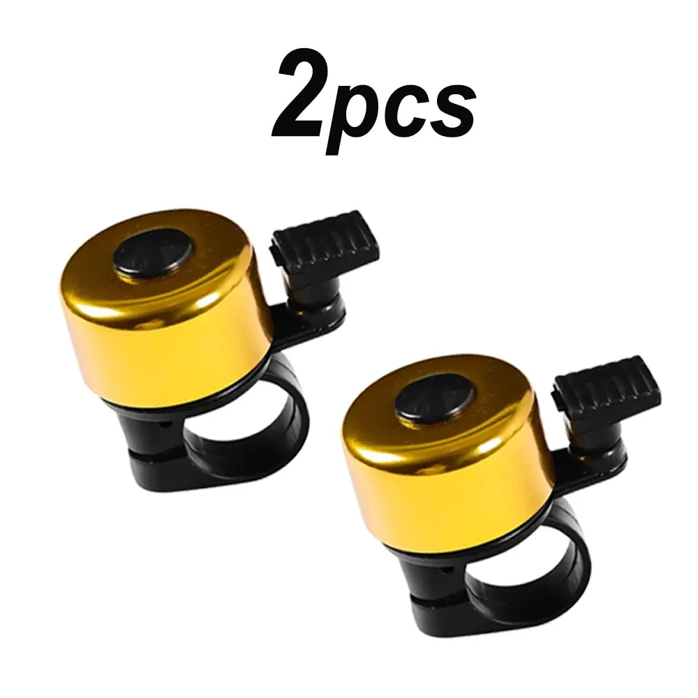 1/2/10pcs Bicycle Bell Aluminum Alloy Road MTB Bike Safety Warning Alarm Cycling Handlebar Bell Ring Horn Cycling Accessories