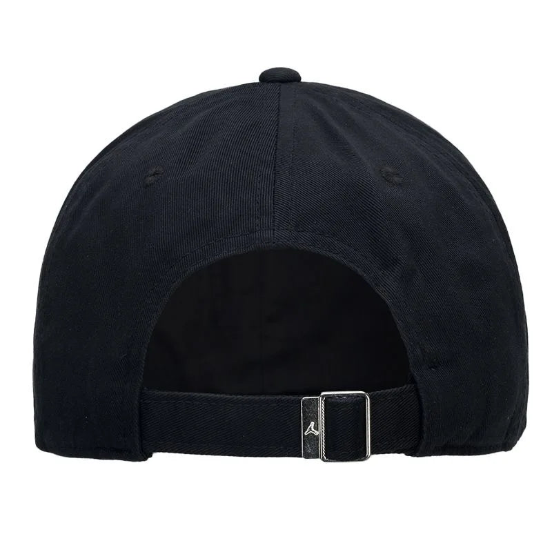 Jordan Brand Logo Design Cotton Baseball Cap Unisex Couple Style Black Hq1963-010