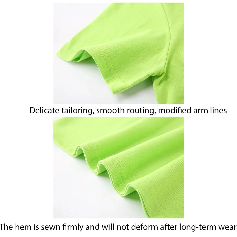 Simple solid color high quality men's round neck short sleeve summer comfortable breathable, casual and versatile T-shirt