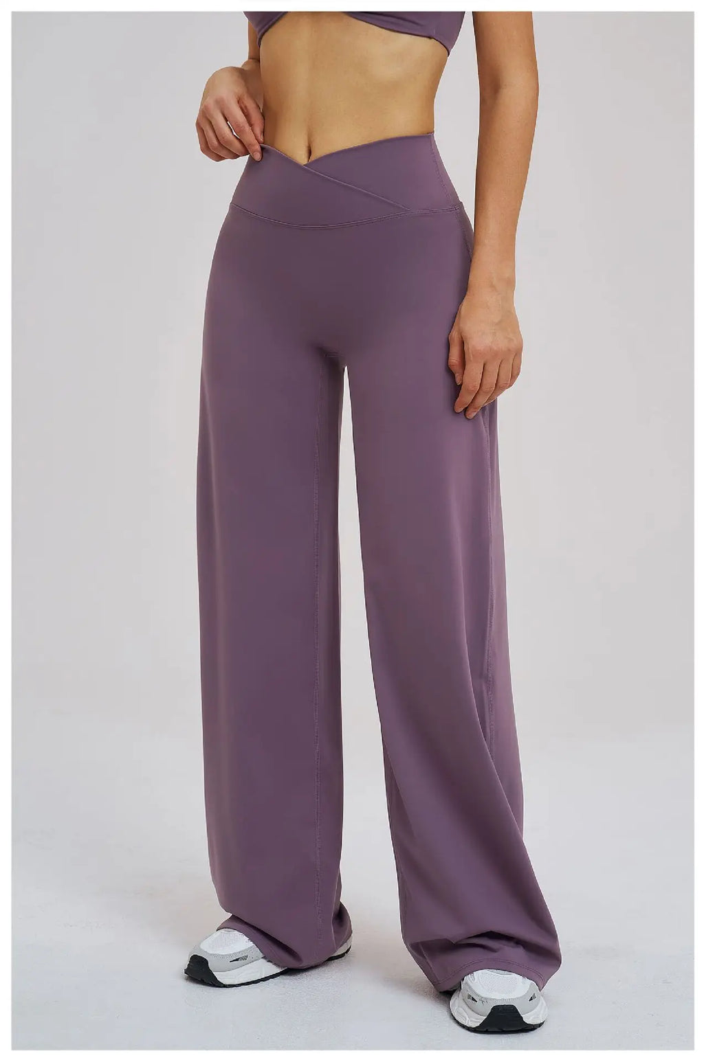 Yoga Flared Pants Women Sexy High Waist Wide Leg Pants Gym Fitness Bell Bottom Trousers Sports Flared Pants Latin Dance Trousers
