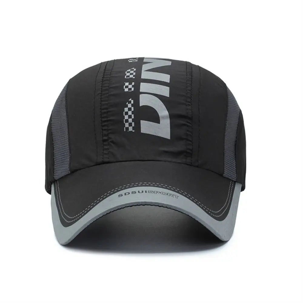 Summer Breathable Quick Dry Cap Waterproof Adjustable Baseball Cap Ultra-Thin Snapback Sports Hat Outdoor Sport