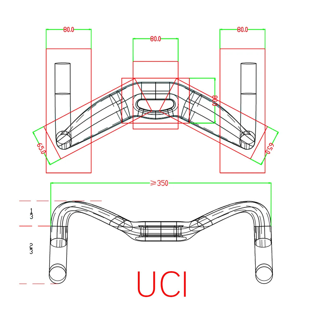Applicable2027 UCI Carbon Fiber Cycling Track Handle Sprint Match Bicycle Handlebar TT Bike Handle Fixed 12K Shiny 31.8mm sports
