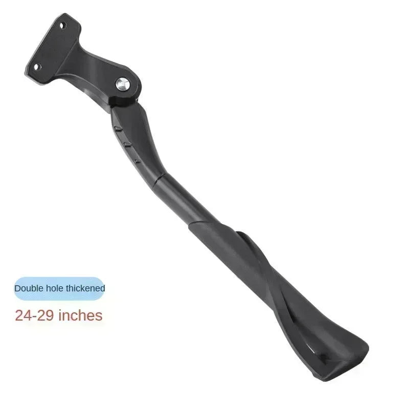 Adjustable Bicycle Kickstand Aluminium Alloy MTB/Snow/Folding Bike/Electric Vehicle Bicycle Side Footrest Rack Support 22-29Inch