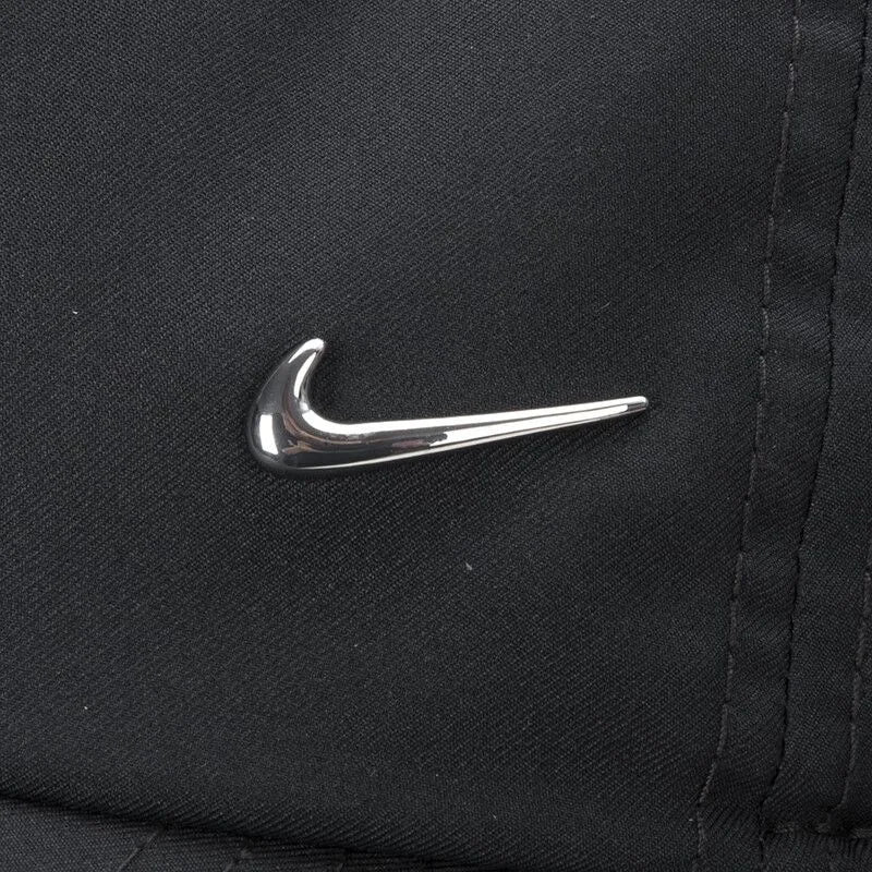 Nike Logo Solid Color Decoration Polyester Fiber Baseball Cap Unisex Couple Style Black Fb5372-010