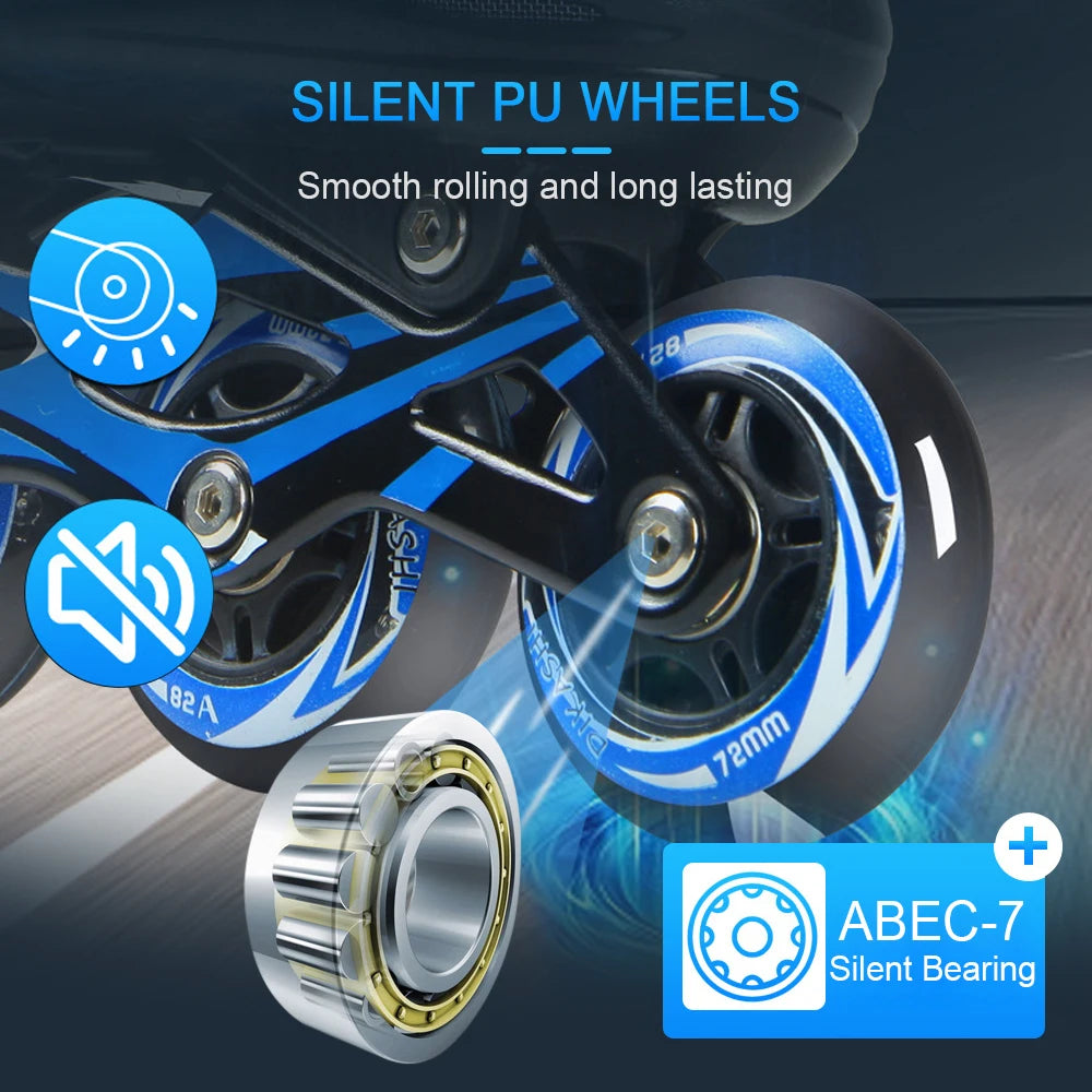 Outdoor Sports Skates Roller Inline Adjustable Children Tracer For Kids Boys Girls blade Illuminating Wheels Roller Skates Shoes
