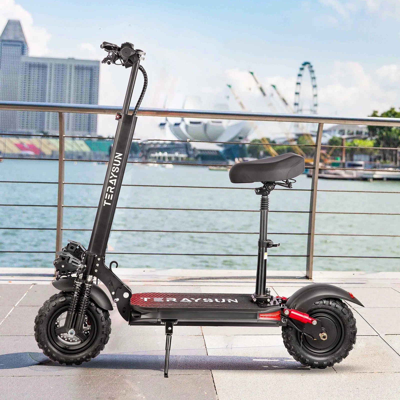 1200W Foldable 11\" Off-Road Electric Scooter with 11\" Tires Direct Shipping From US Warehouse Mobility E-Scooter Two Wheels