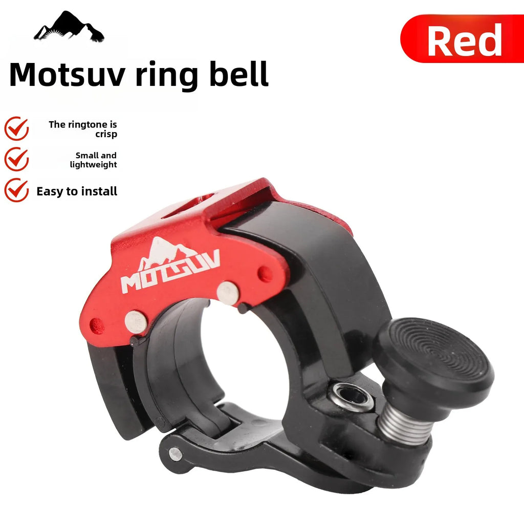 Aluminum alloy hidden bicycle bell ring, crisp bell, horn, outdoor cycling mountain bike bell