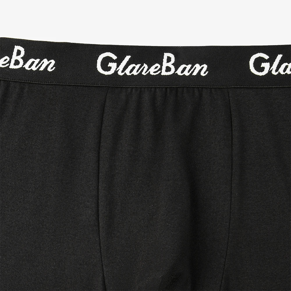 10Pcs Black Mens Mid Length Boxer Briefs Ultra Soft Breathable Stretch Comfort Underwear for Daily Commute Home Gym