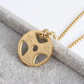 Stainless Steel Barbell Dumbbell Pendant Men\\'s Fitness Bodybuilding Necklace Women\\'s Gym Casual Sports Jewelry