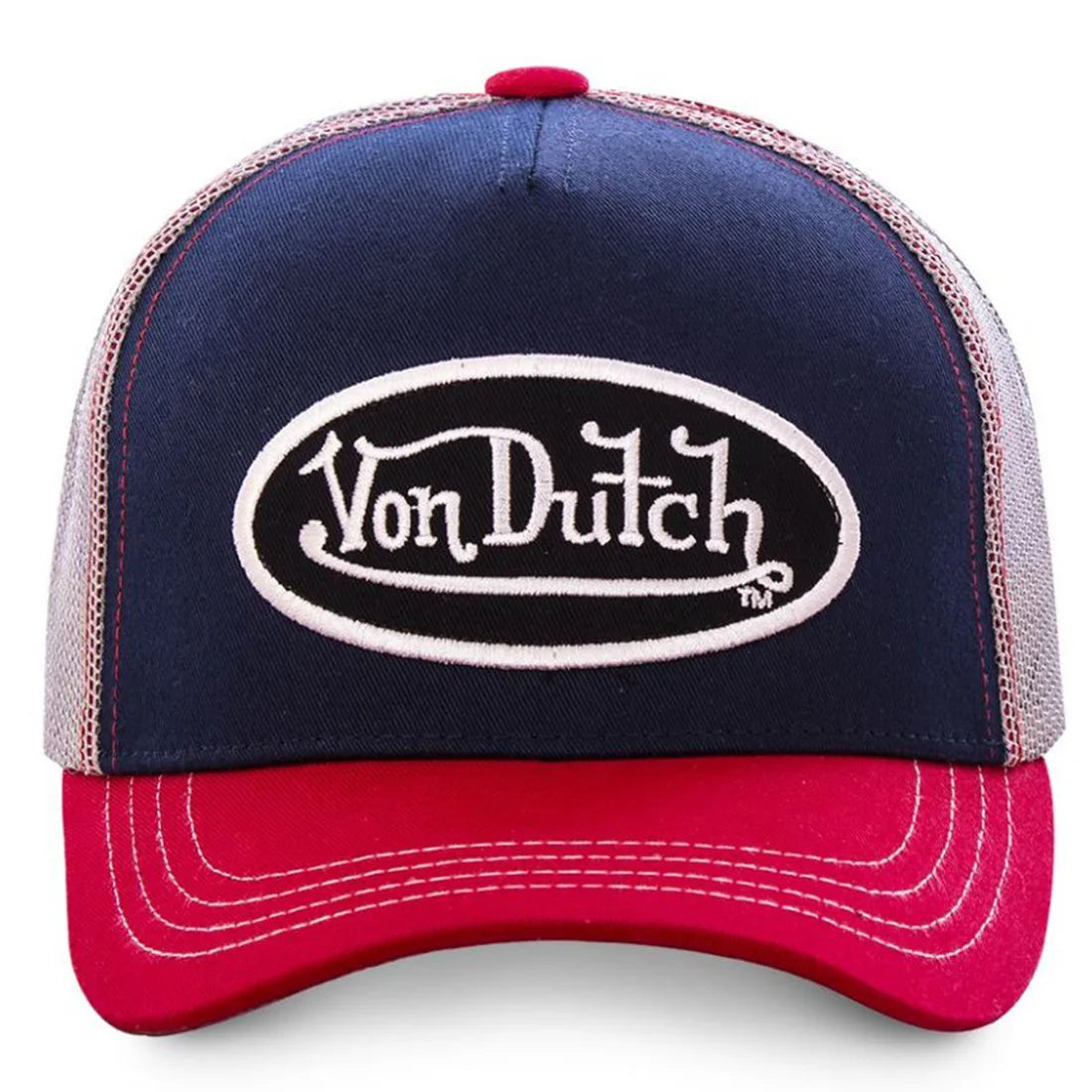 Fashion VON Baseball Cap DUTCH Mesh Embroidery Truck Driver's Hat