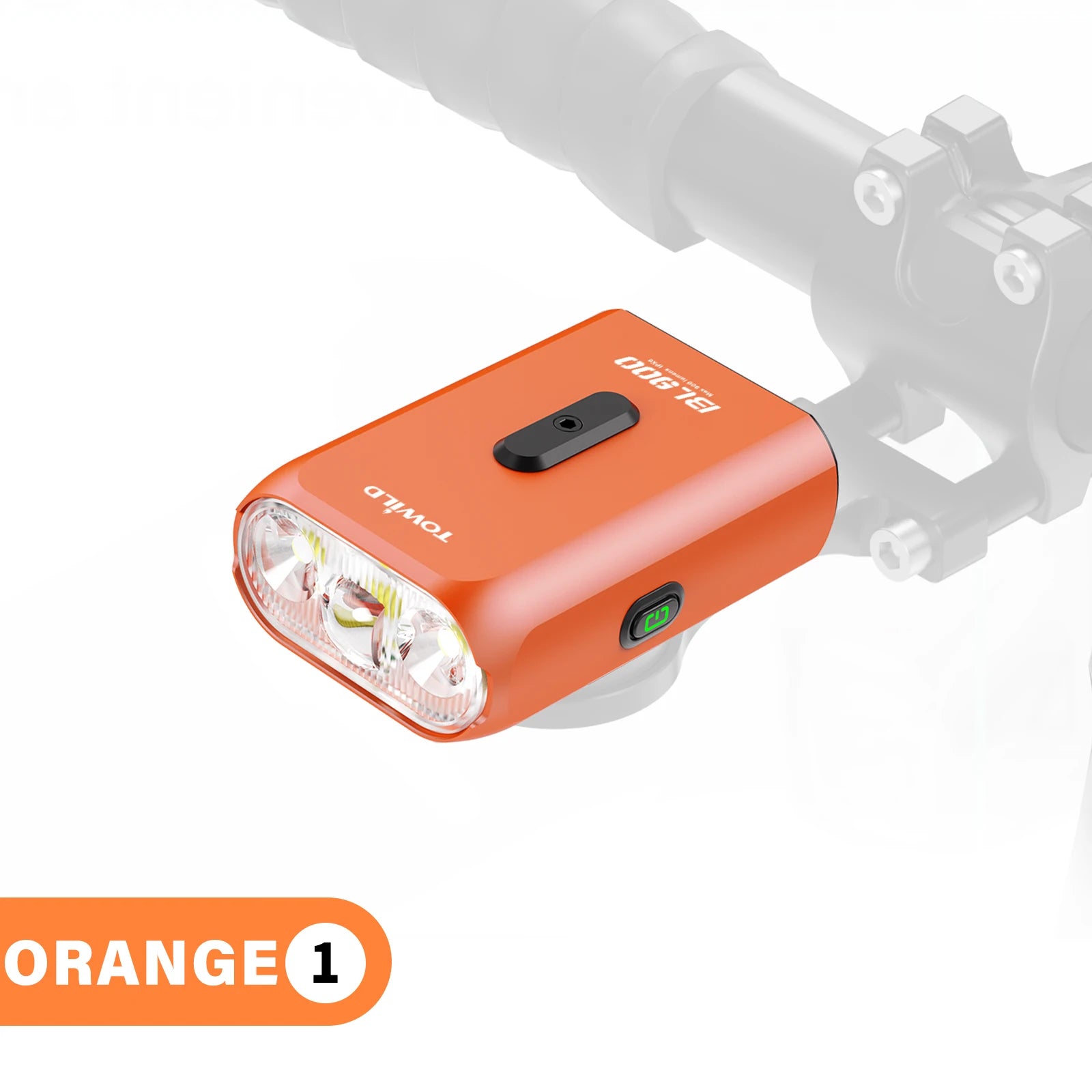 TOWILD BL900 Dual Mounted Bicycle Lights With Focus/Flood Beam 1100LM Rechargeable Bike Light Daytime Safety Night illumination