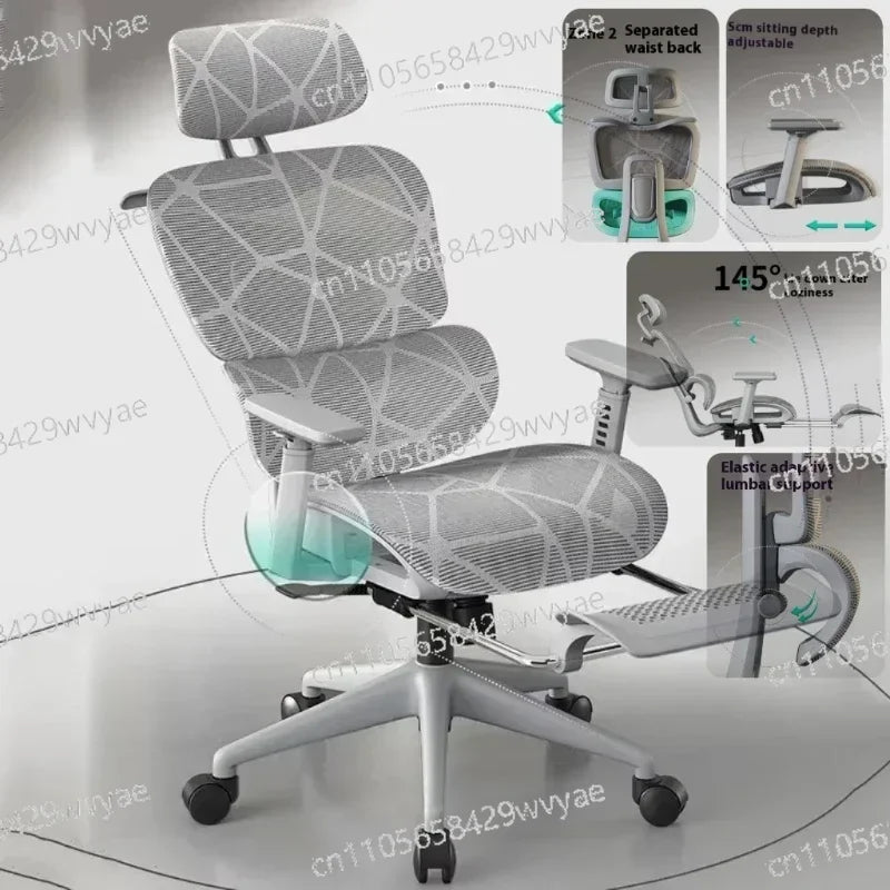 Ergonomic Chair, 3D Headrest, Armchair, Gaming Chair, Computer Lounge Chair, Relaxing Massage