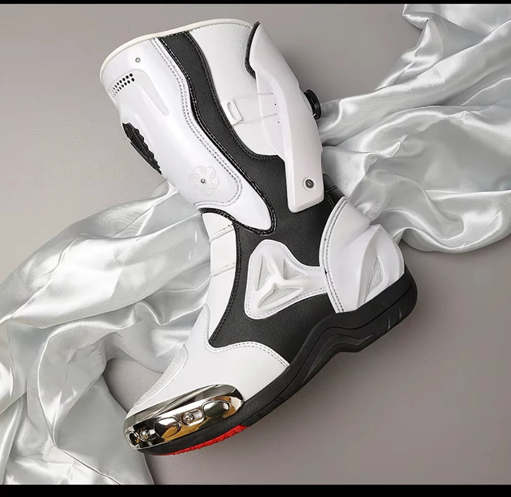 Motorcycle Boots Men Anti-slip Motorcyclist Shoes Adventure Touring Motocross MTB Dirt Bike Boots Motorcycle Accessories