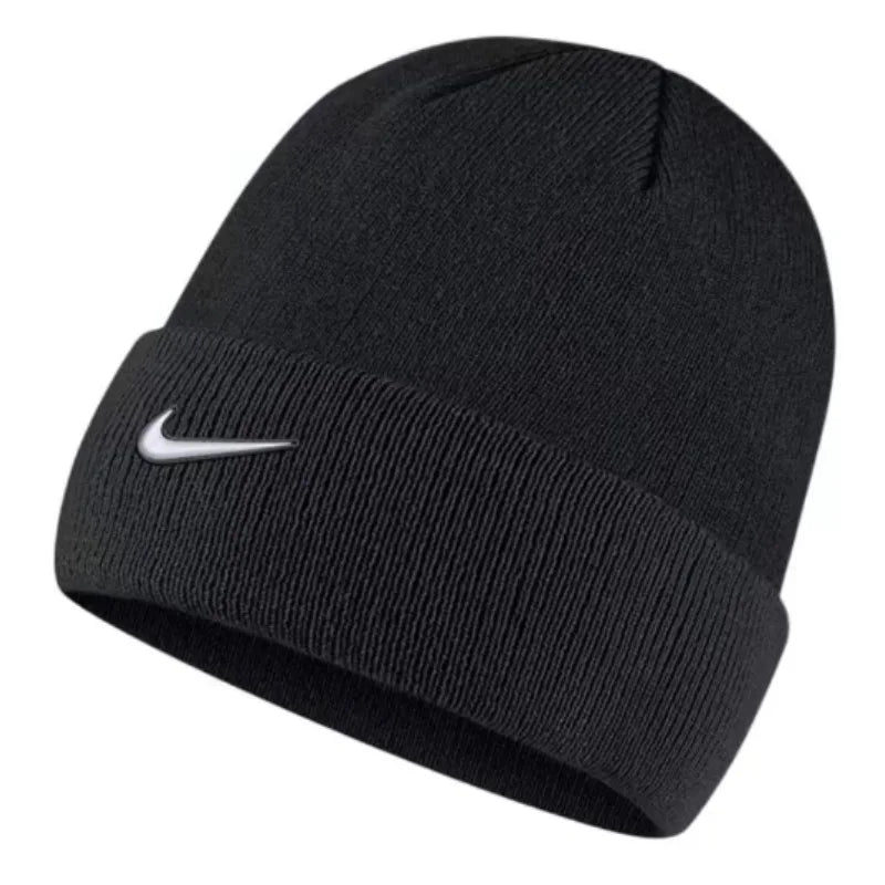 Nike Beanie Acrylic, Warm, Everyday, Sports, Fashion, Woolen Hat, Premium, Men and Women Black CW6117-010