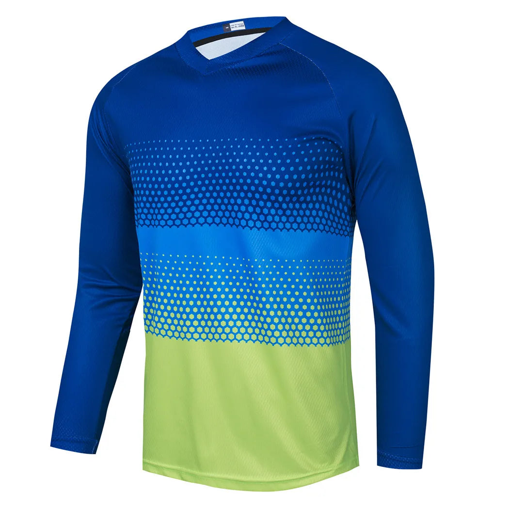 Pink Dirt Bike Shirt Kids Motocross Jersey Youth Off Road Motorcycle Shirt Girls DH mtb BMX Jersey Long Sleeve Cycling Jersey