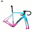 2026 Carbon Road Frame T47 Thread Carbon Bike Frame  Compatible With 700*32C Full Internal Cable Routing Bicycle Frames