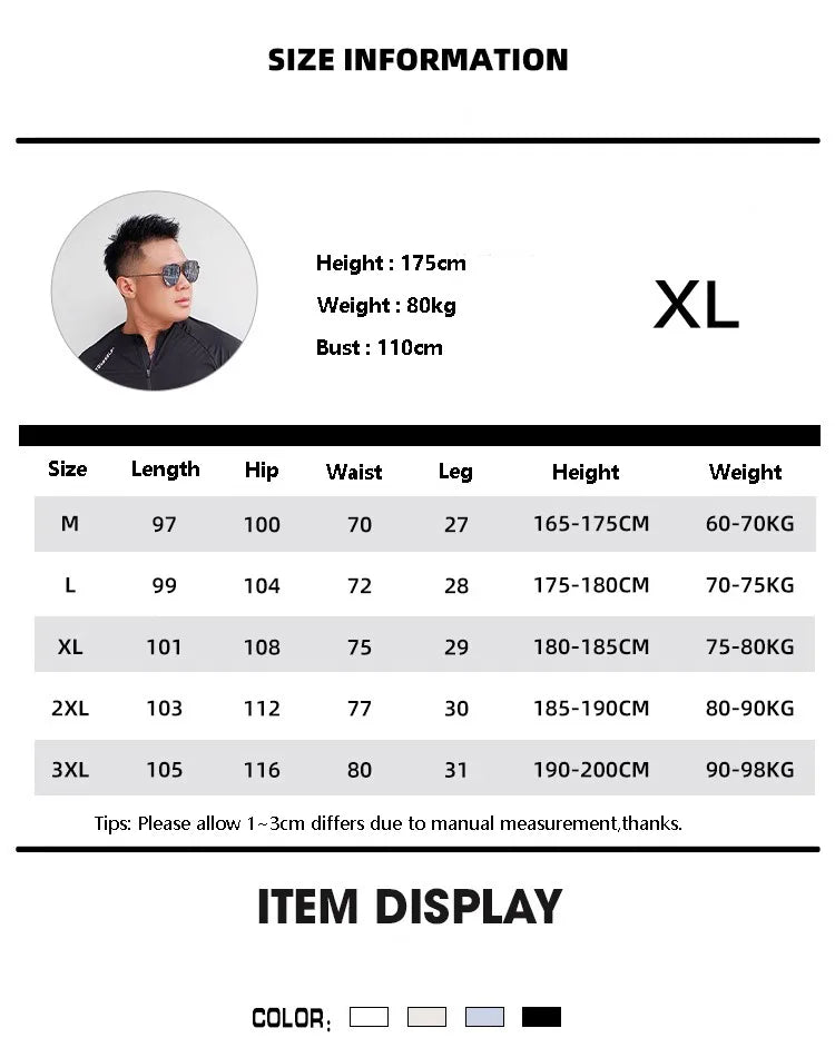 Men's Sports Gym Fitness Casual Slim Stretch Running Pants Tops Men's Quick-drying Breathable Training Pants Autumn Winter