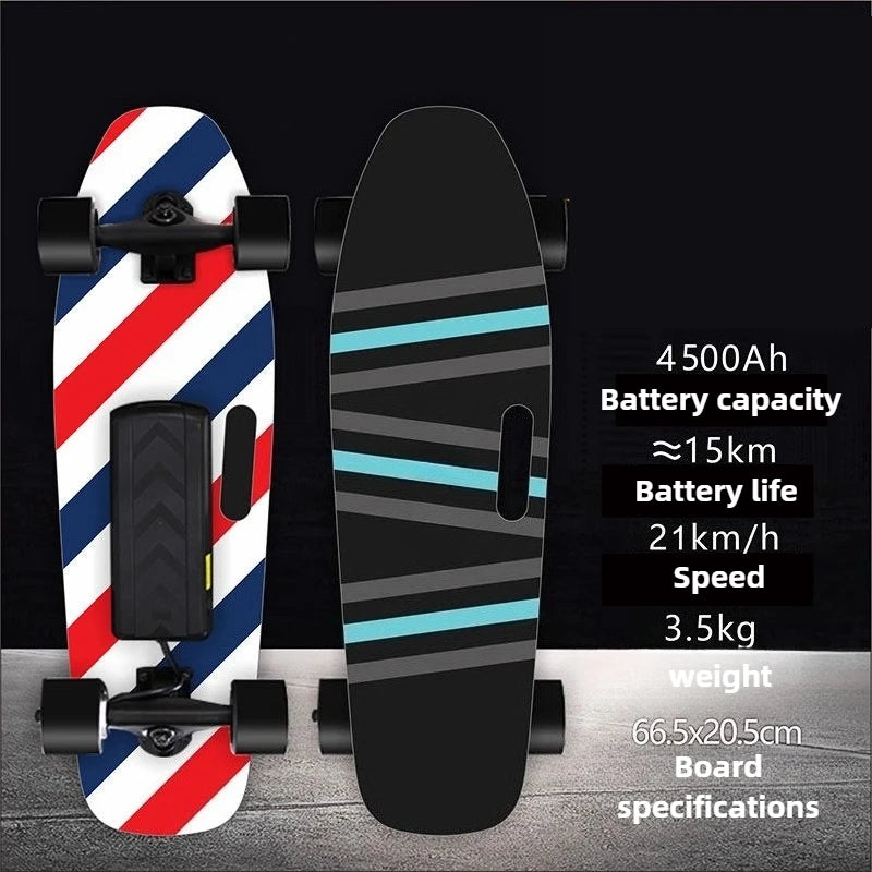 4 Wheel Electric Scooter Single Drive, 15km Range 150KG Load & 30° Climb, 22km/h Speed 90min Charge for Adults Teens Commuters
