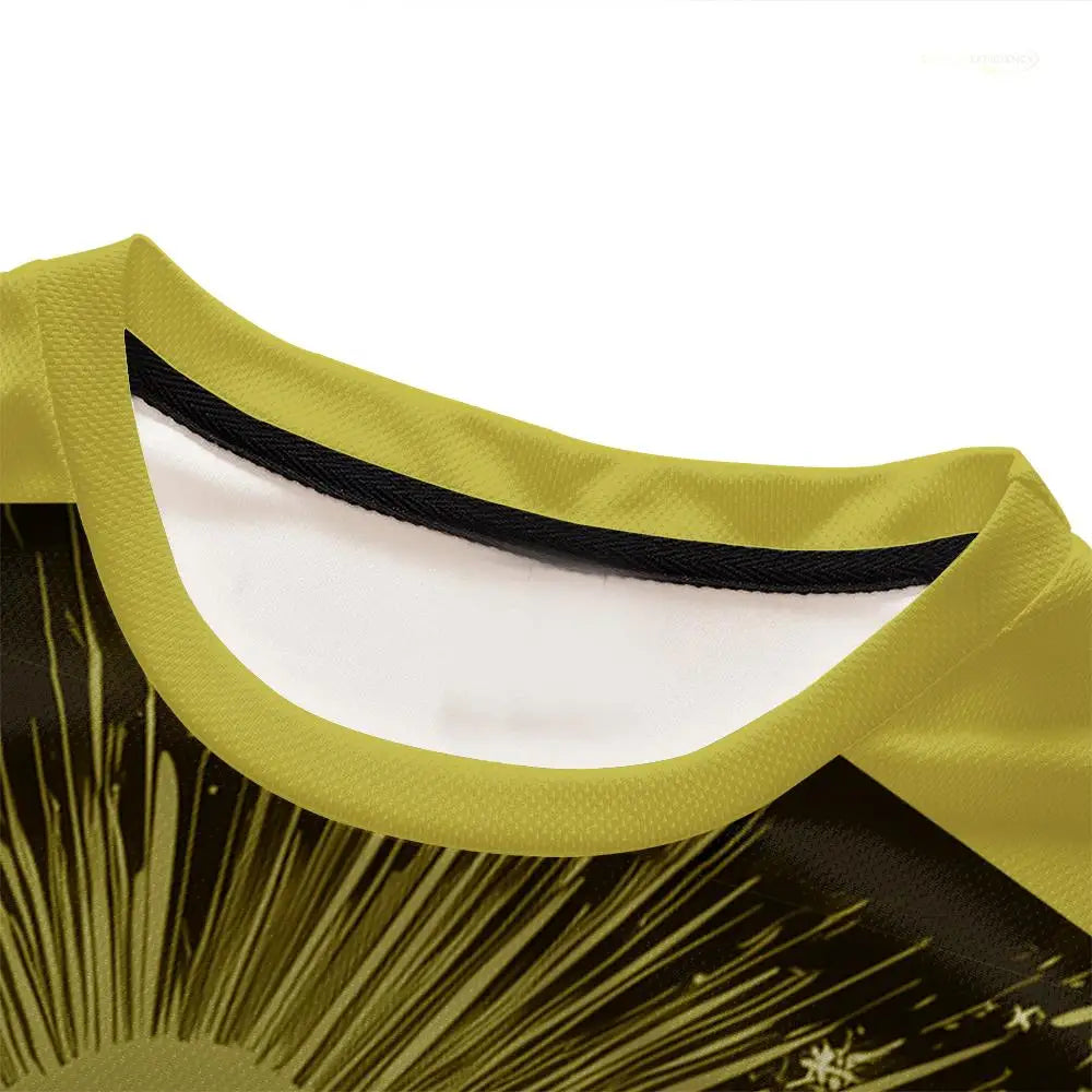 Brazil Jesus Print Soccer Jersey 2026 Summer New Football Training Top Adult And Children's Outdoor Breathable Quick-Drying Tee