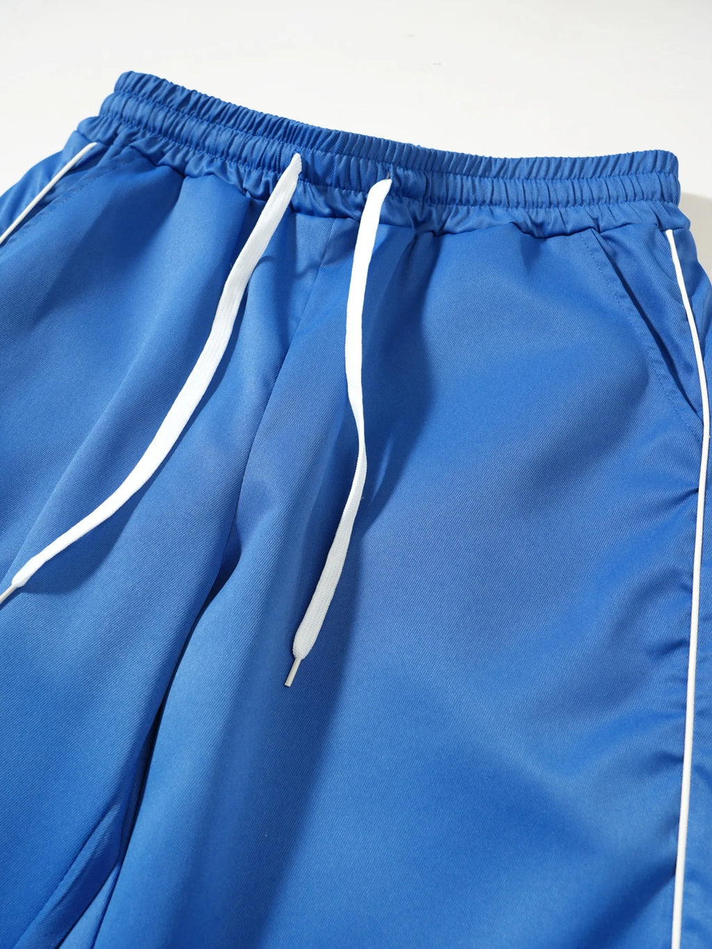 Retro Vintage Wide Leg Loose Pants Spring Summer Me High Elastic Waist Pocket Sporty Long Trousers LXDZ-KJ-CK029-WW