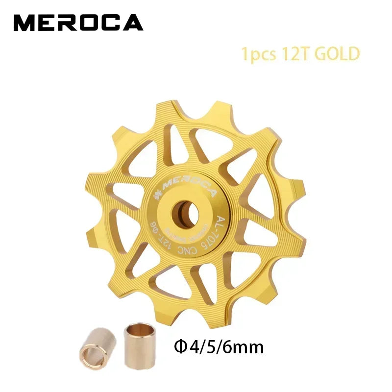 12 14T Road Bike Ceramic Bearing Pulley 8V 9V 10V 11v Rear Derailleur Guide Wheel for Sram Shimano Mountain Bike Derailleur