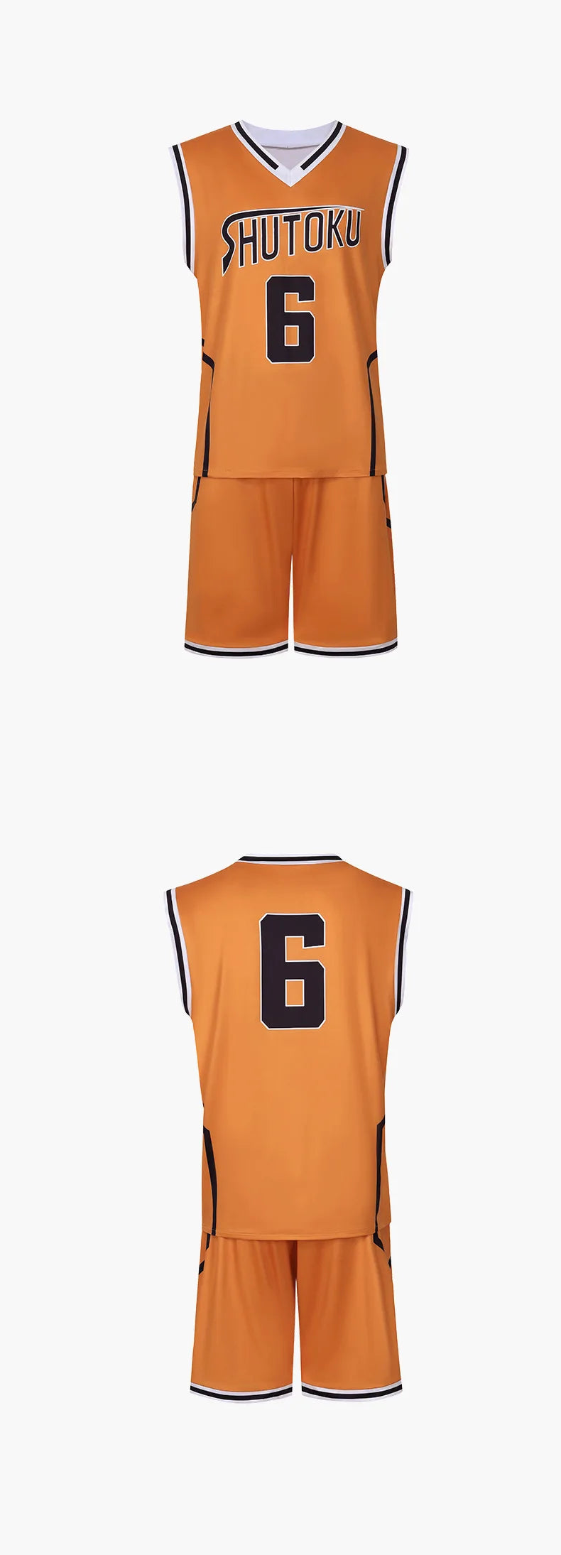 Kuroko No Basuke Basketball Shutoku School Midorima Shintaro Uniform School Jersey Top Shorts Cosplay Costumes Men Sports Wear