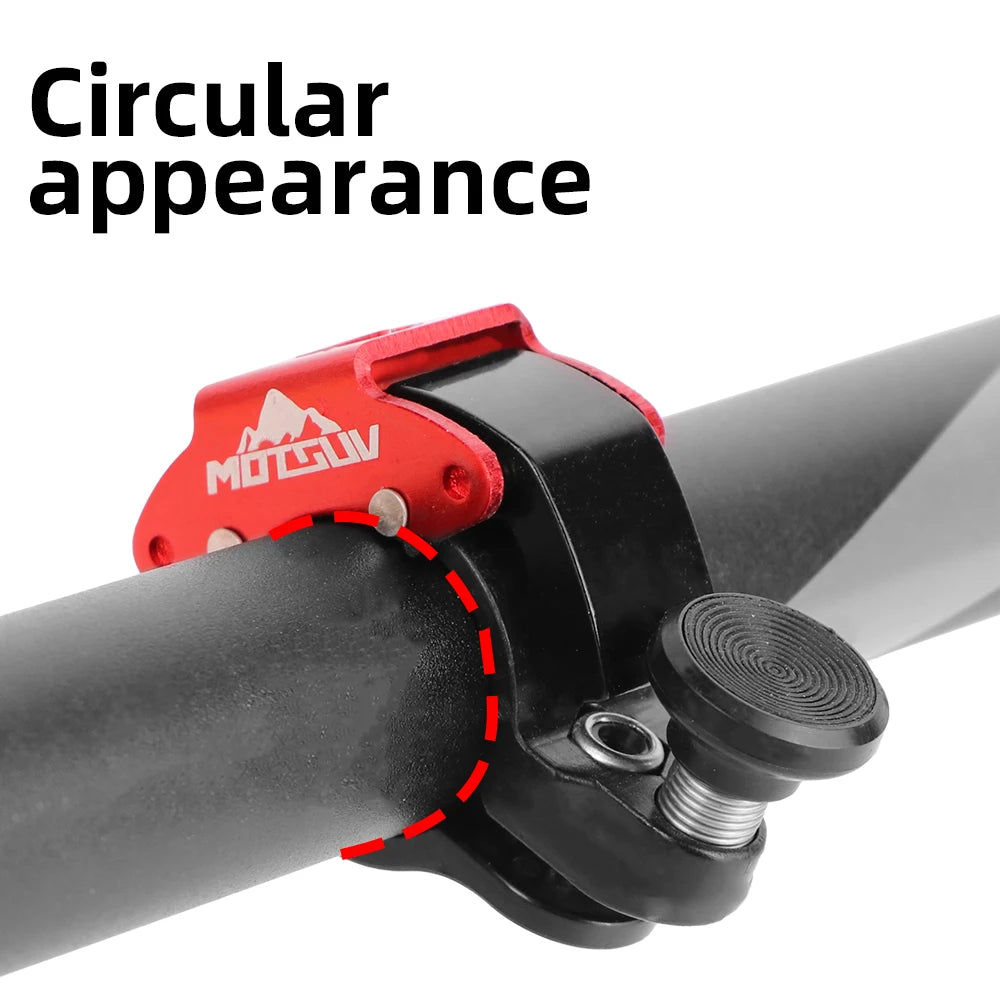 MOTSUV Blue/Red/black/Yellow Bicycle Mini Bell Ring Aluminum Alloy Safety Warning Alarm Loud Sound Handlebar for MTB Bike Horn