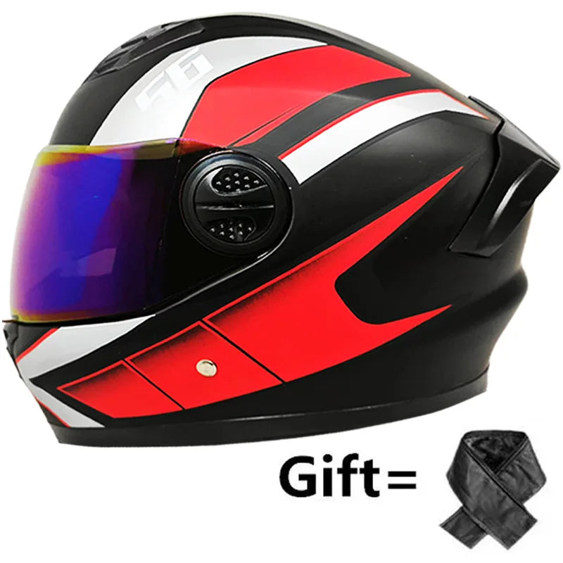 Motorcycle Helmet Casco Moto Motorbike Double Lenses Full Face Helmet Motorcycling Racing Helmet Casco Moto Casque