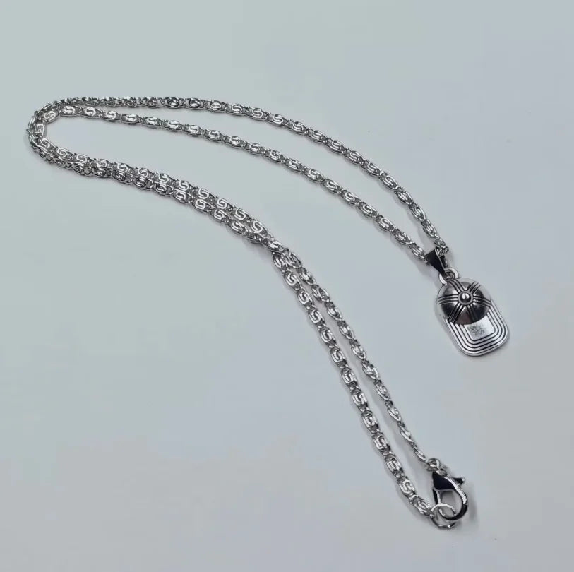 1pcs Hockey Basketball Volleyball Racquet Hat Necklace 45cm Stainless Steel Chain Women Sports Jewelry Wholesale Sales