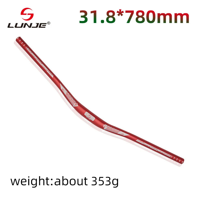 Mountain Bike Handlebar 31.8mm Bicycle Riser Bar 720/780/800mm Aluminum Alloy Handle MTB Downhill Horizontal Cycling Parts