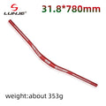 Mountain Bike Handlebar 31.8mm Bicycle Riser Bar 720/780/800mm Aluminum Alloy Handle MTB Downhill Horizontal Cycling Parts