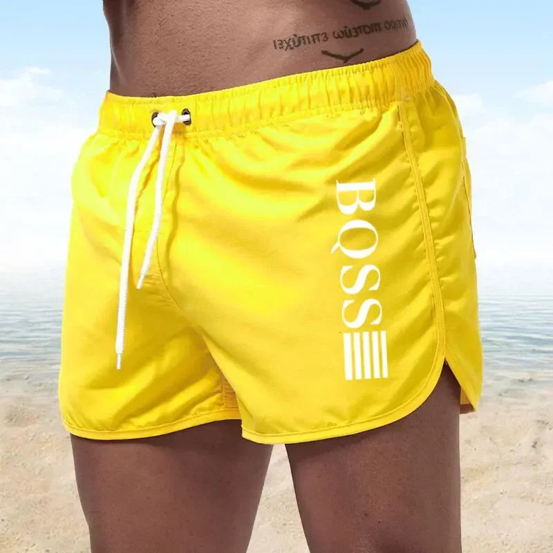 2026 Summer Quick-Dry Swim Pants, Breathable Mesh Quick-Dry Surf and Beach Pants, Men's Sport Pants, Elastic Waist Short Pants