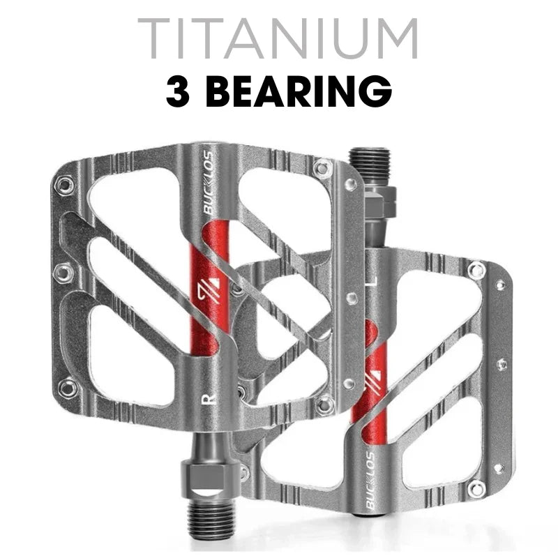 AEYINO Bicycle Pedals MTB Bike Pedal Foot Plat Nylon Anti-slip 9''16 Standard Pedals Widen Classic Pedal Reflector Bicycle Parts