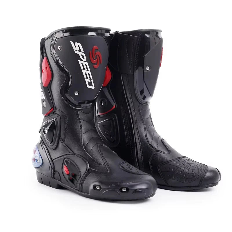 Motorcycle Boots Men Anti-slip Motorcyclist Shoes Adventure Touring Motocross MTB Dirt Bike Boots Motorcycle Accessories