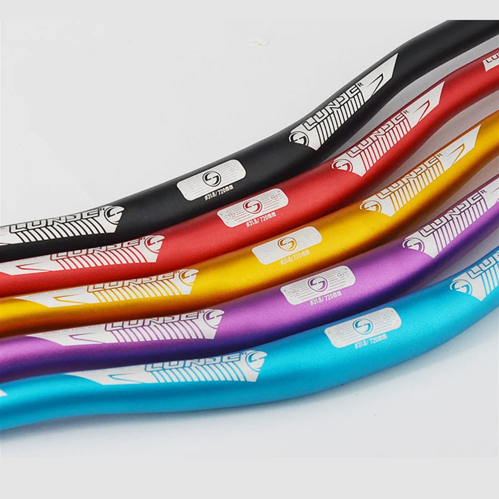 Mountain Bike Handlebar 31.8mm Bicycle Riser Bar 720/780/800mm Aluminum Alloy Handle MTB Downhill Horizontal Cycling Parts