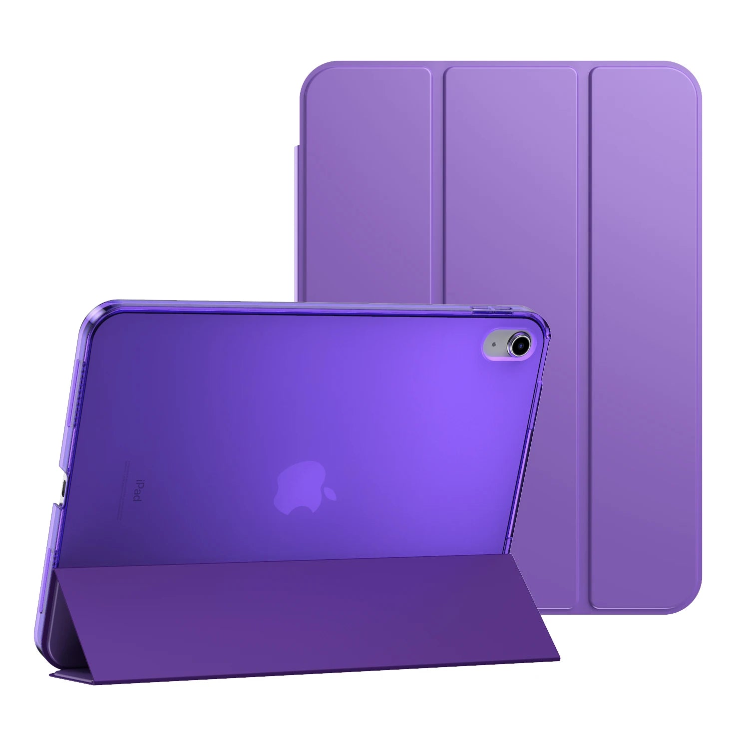 For iPad(A16) 11th Generation 2025, iPad 10th Gen Case 10.9inch 2022,Back Shell Smart Cover, Support Touch ID, Auto Wake/Sleep
