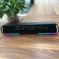 RGB lights Bluetooth Speaker Theater Soundbar Computer Speakers Support USB TF FM AUX TV Pc Laptop Gaming Video Audio System