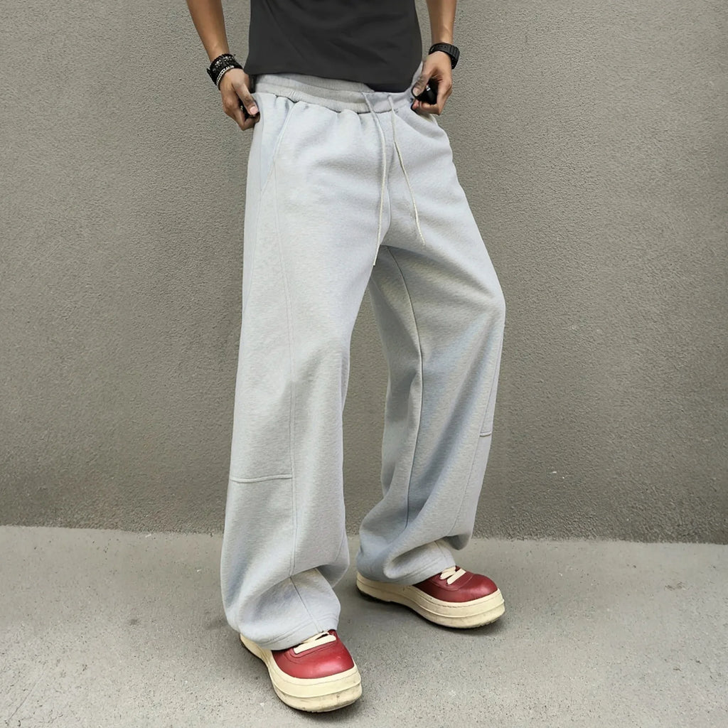 Men's American Style Heavyweight Jogger Pants Straight Leg Casual Streetwear Pants for Men Women Hip Hop Sports Sweatpants
