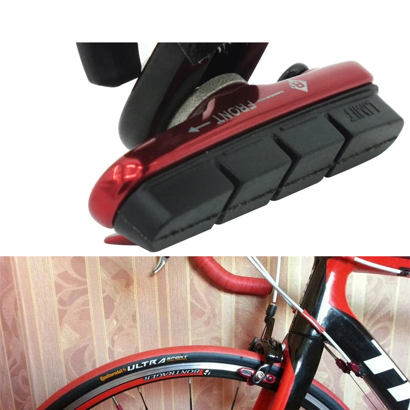 5 Colors Bicycle C Brake Shoe,Road MTB Fixed Gear Bike pads,55MM Carbon & Alloy Rims,For,105 Brake Holder  Parts