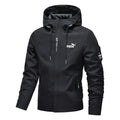Men's 2026 Outdoor Leisure Waterproof Raincoat Lightweight Cycling Hooded Street Style Hiking Windproof Jacket Coat Outerwear