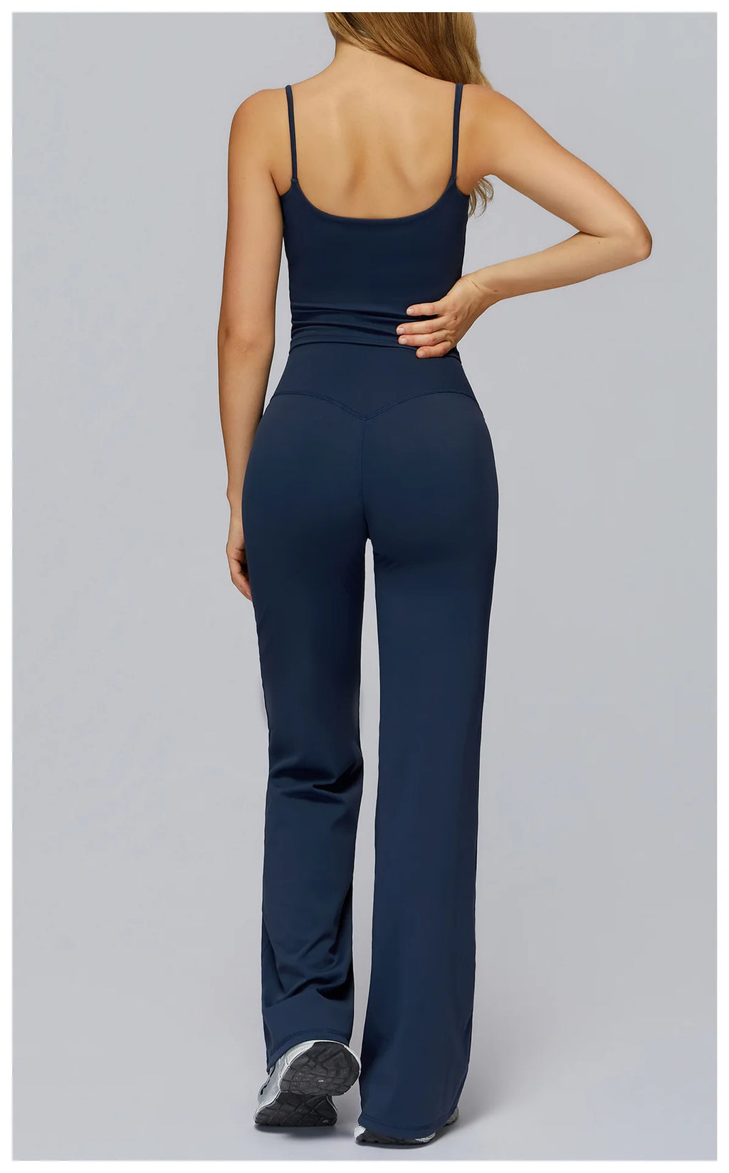 Yoga Set 2 Pieces Sports Outfits Female Clothing Fitness Vest Sportswear Women Tracksuit High Waist Leggings Sport Bra Yoga Suit