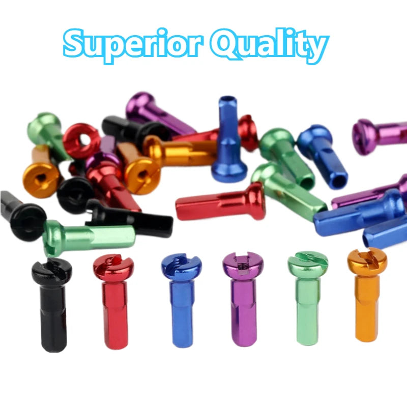 36pcs Bicycle Spoke Cap and 1pc Spoke Wrench Kit for 14G 2mm MTB Road Bike Spokes Wheel Nipples Cap Adjustment Wheel Rim Wrench