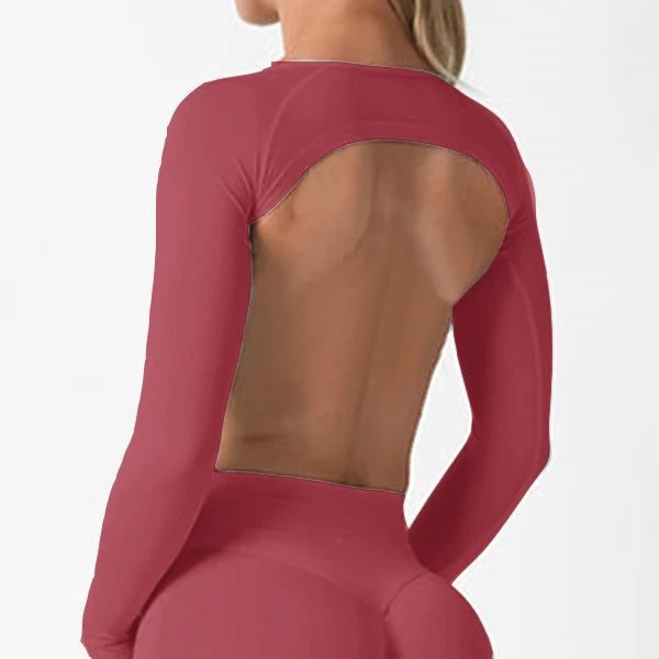 Dvision Sports Long Sleeve Yoga Shirt Shrug Seamless Woman Fitness Elastic Breathable Sports Long Sleeve Crop Tops Shirts XP65