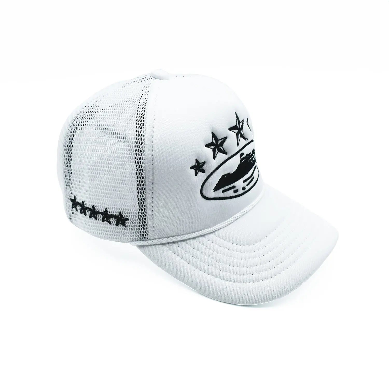 2026 Summer New Fashion 5 Stars Island Embroidery Baseball Cap for Men and Women Breathable Mesh Cap Adjustable